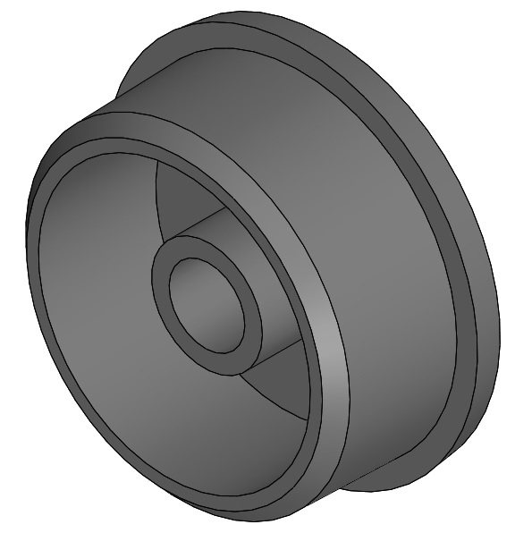 Pipe Plug Ø56,6x1,5 - Plain - Hub Ø12